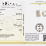 certificato diamanti AIG Milano
