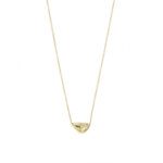 Collana oro giallo con ciondolo e diamante. Brand: Miluna 2