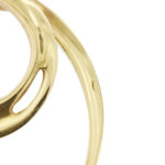 zoom dettaglio incisione punzone 750 oro di collana in oro giallo Carmelo Cappello