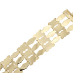 retro bracciale a fascia in oro