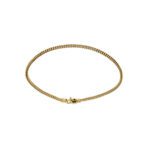 bracciale oro giallo con maglia pallini