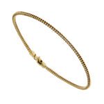 bracciale oro giallo maglia pallini