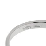 zoom dettaglio punzone 750 oro di riviere oro bianco con diamanti