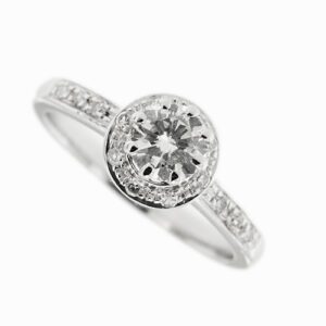 anello oro bianco con diamanti